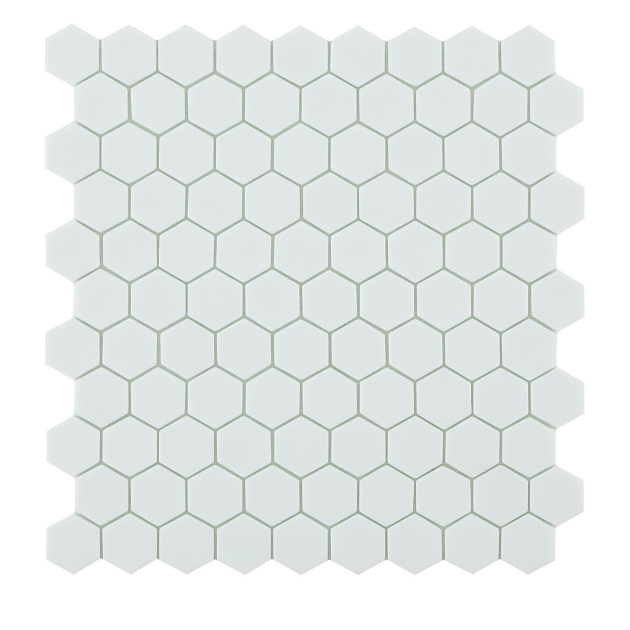 By Goof Mozaïek hexagon white 3,5x3,5cm